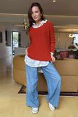 Made in Italy Conrad Body Skim Knit Jumper Ginger